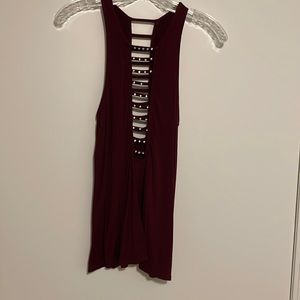 Maroon top size: small